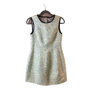 Shoshanna A Line Dress Sleeveless Tweed Back Zipper Size 6 NEW